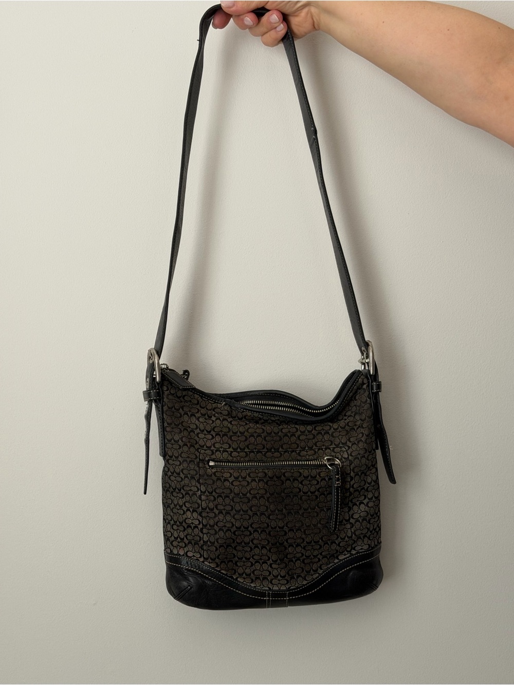 Coach Signature Canvas Shoulder Bag